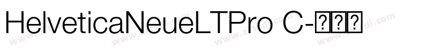 HelveticaNeueLTPro C字体转换